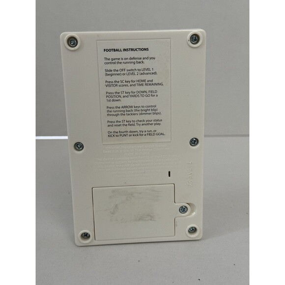 2002 Retro Mattel Classic Football Handheld Game Works Clean Rare Find - Picture 3 of 5